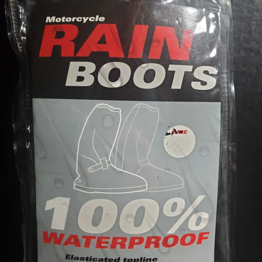 BILT Motorcycle Rain Boots Bilt Size XXL Fits US Size 12.5, EU 48 -‎ NEW